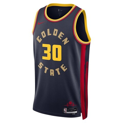 Футболка Nike NBA 2024/25 City Edition Swingman Golden State Warriors Stephen Curry Black Jersey