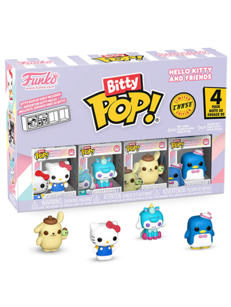 Фигурка Funko Bitty POP! Hello Kitty And Friends HK+Cinnamoroll+Pompompurin+Chase (1 of 4) 4PK 85713