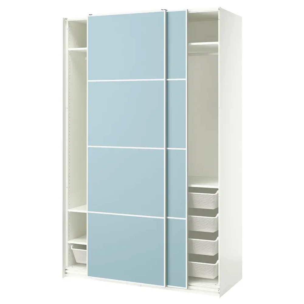 Шкаф - PAX / MEHAMN IKEA/ ПАКС / МЕХАМН  ИКЕА, 236х150  см, белый