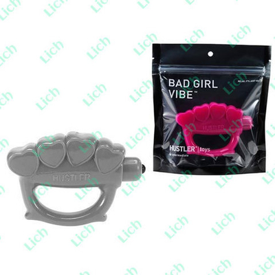 Вибратор-кастет платиновый BAD GIRL VIBE