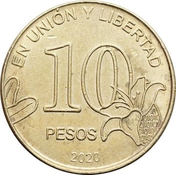 10 песо 2020 Аргентина