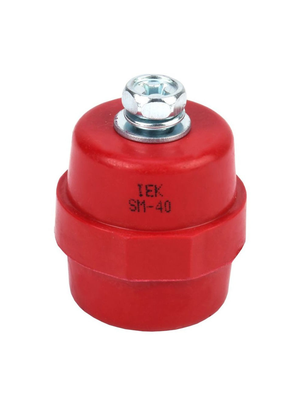 Изолятор SM40 (М8) силовой с болтом IEK YIS11-40-12-B