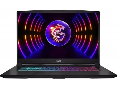 Ноутбук 17.3" MSI Katana 17 B13UCX-1428XRU Core i5 13420H/16Gb/512Gb SSD/NV RTX2050 4Gb/17.3" FullHD/DOS Черный (9S7-17L541-1428)