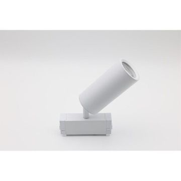 Трековый светильник поворотный со сменной лампой 1*GU10 APL.0209.11.01 белый Magnetic track 220 Aployt
