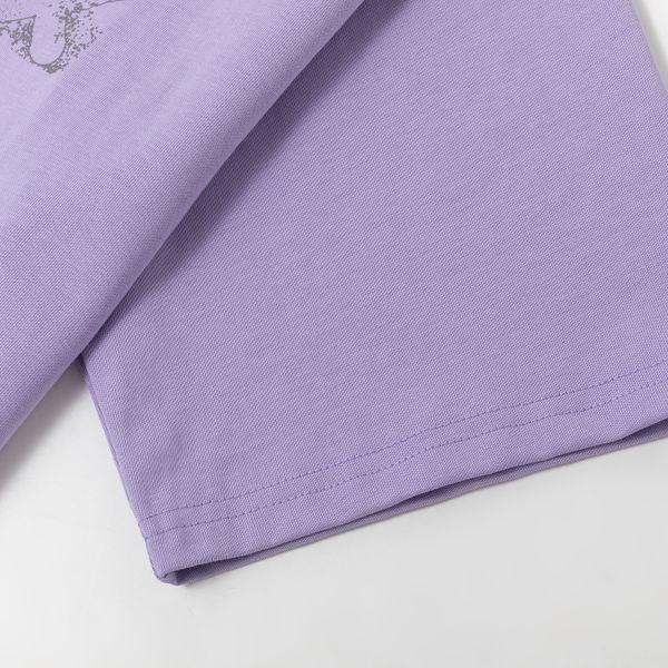 Футболка Sprayed logo фиолетовая - фото 4