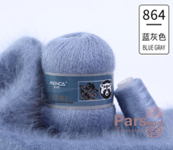 Пряжа Mink Wool (пух норки с синей этикеткой), 50г, 350м, 90%пух норки,10%полиамид (цена за 1 шт)