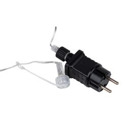 ULD-B50006-880-TTK MULTI IP44 Бахрома светодиодная с эффектом мерцания. 50м. Соединяемая. 880 светодиодов. Красный. синий. желтый. зеленый свет. Провод прозрачный. ТМ Uniel