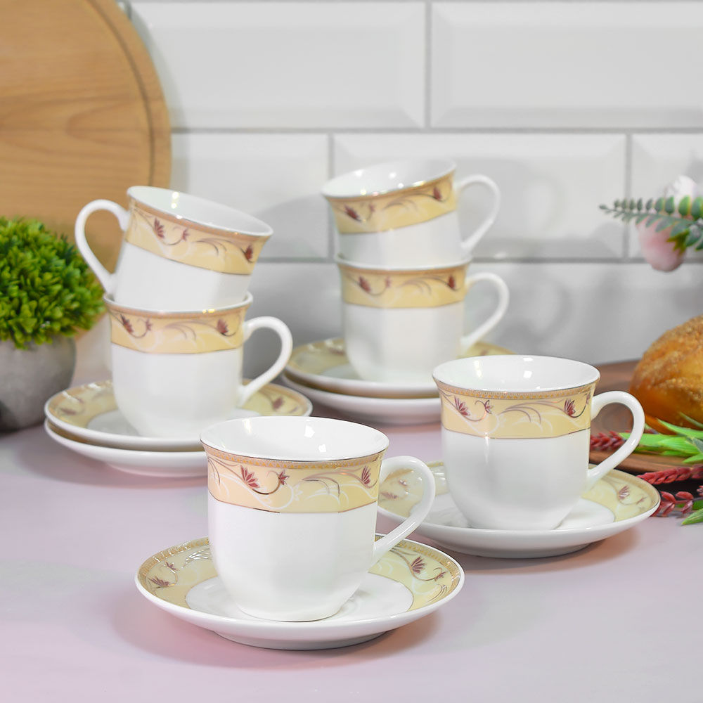 Чайный набор 12 предметов 200мл "Грейс"