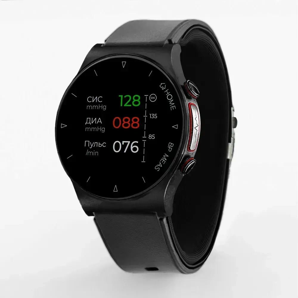 HEALTHBAND Pro №80ME часы-тонометр с ЭКГ, чёрный