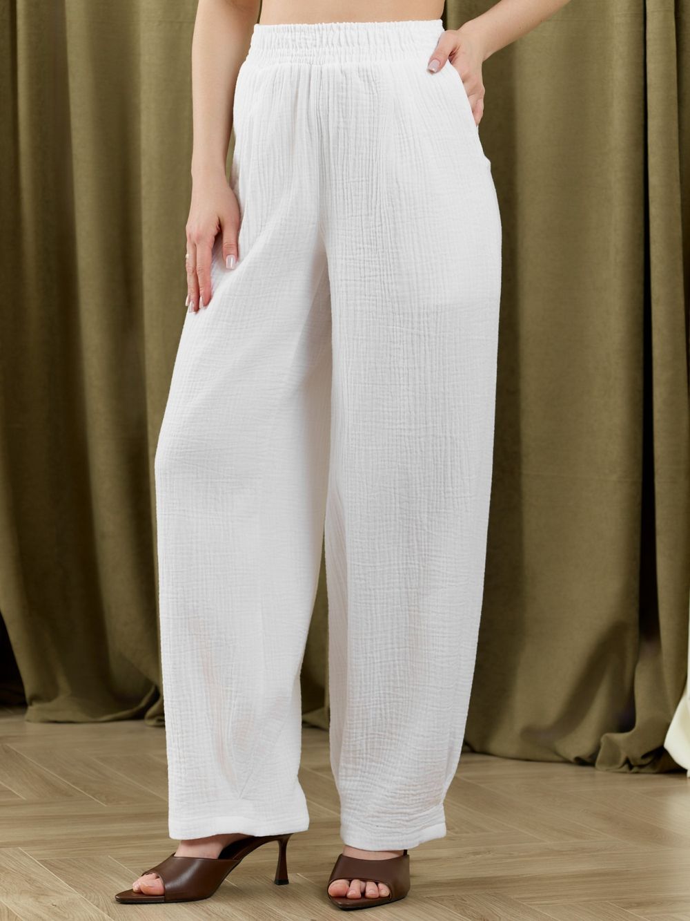 Брюки женские Асель-3 Виотекс БЕЛЫЙ