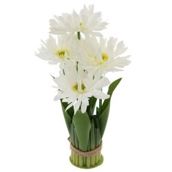 GAEM Цветочная композиция "Ромашки", L19 W19 H33 см