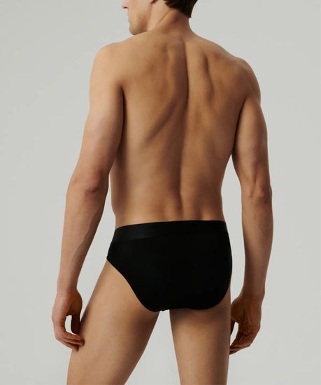 Мужские трусы (1шт) спорт Atlantic MP-1585, микромодал, черный