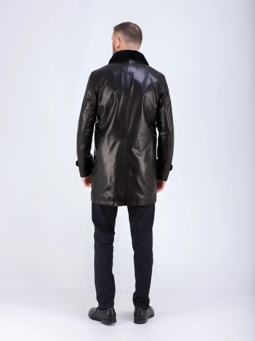 Куртка мужская кожаная, плащ мужской