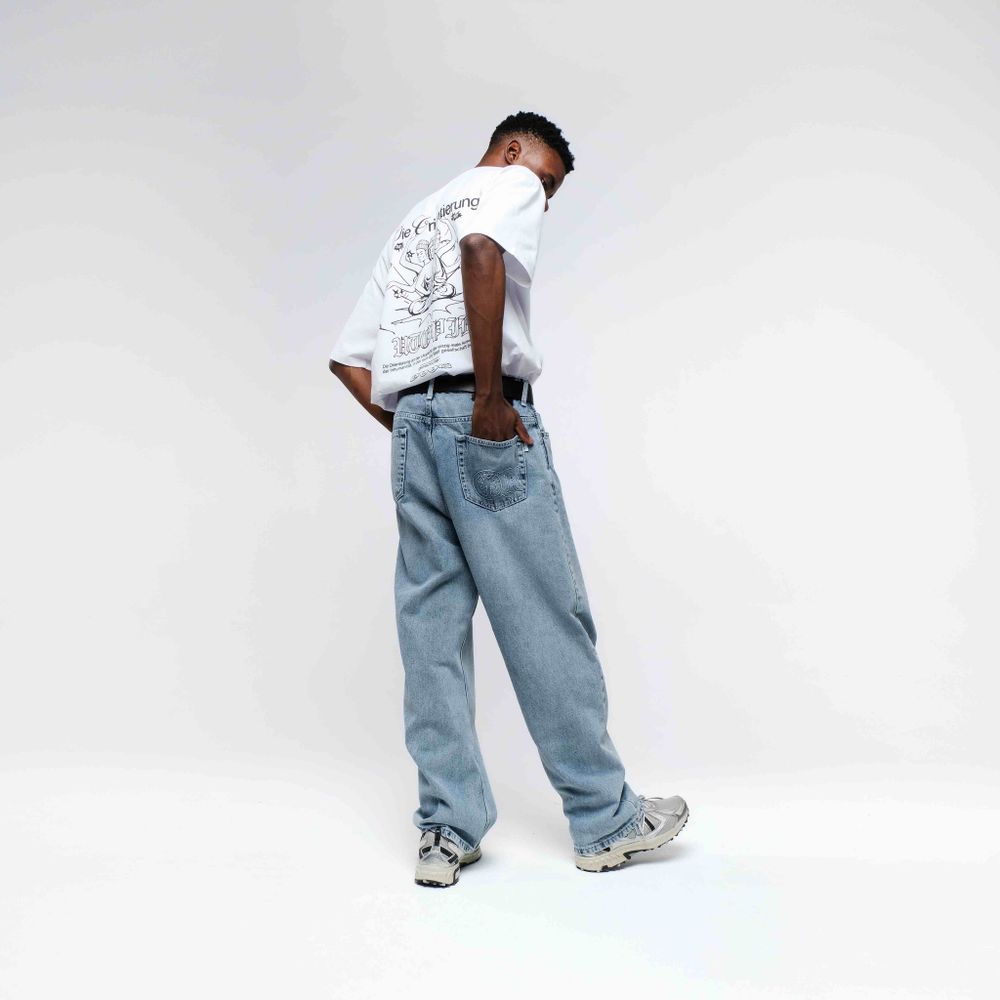 Джинсы Dissident Trademark голубые