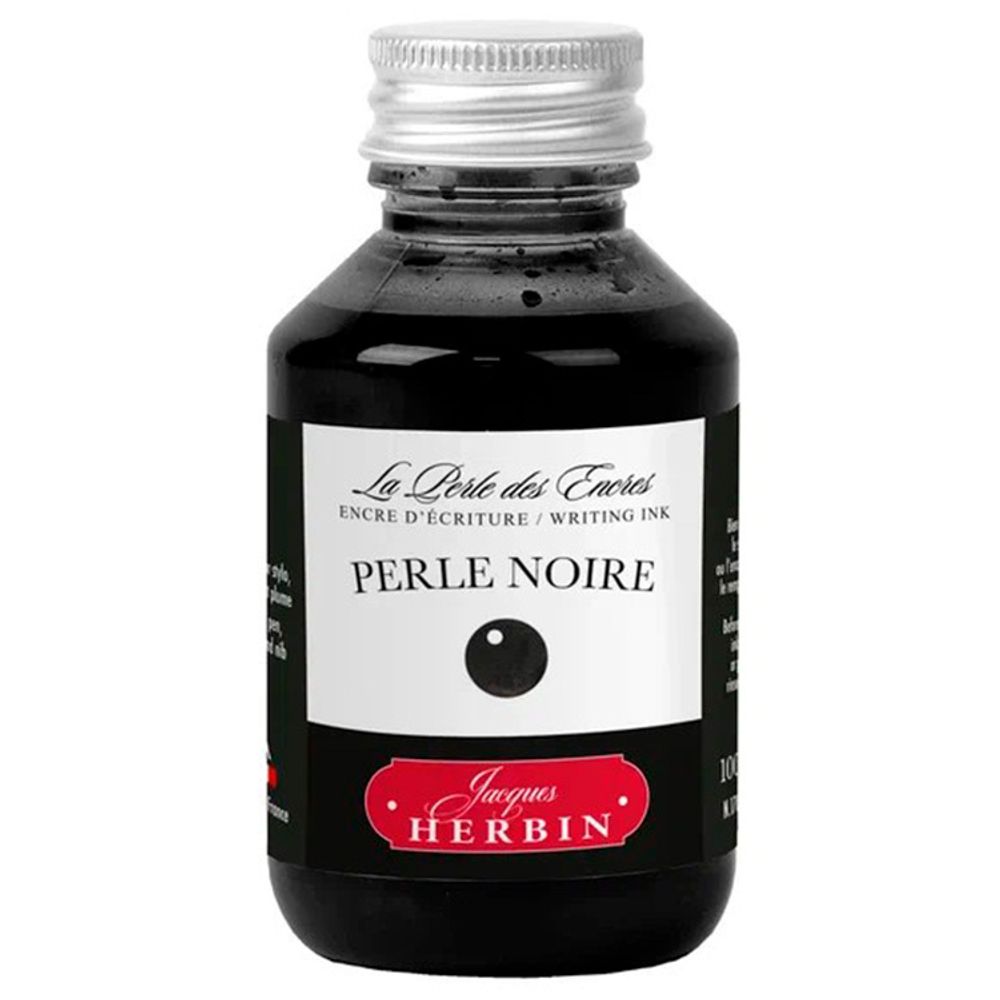 Чернила во флаконе Herbin 100 мл Perle noire черные (17009T)