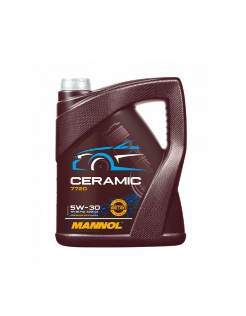 MANNOL 7720 масло синтетическое Ceramic 5W-30, API SN Plus; ACEA C3 4л