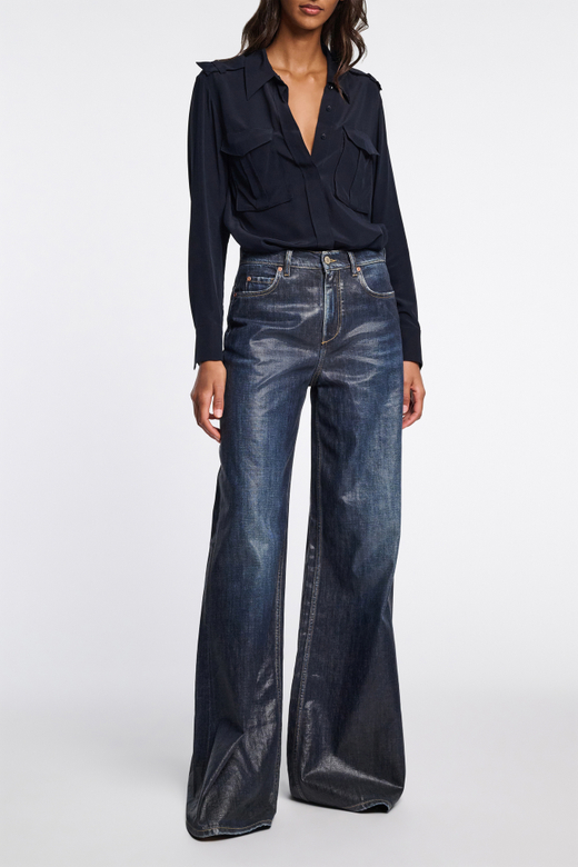 Рубашка из шелка