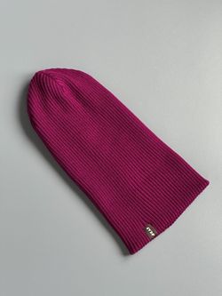 Шапка вязаная весенняя/осенняя МУЛА (Винный)