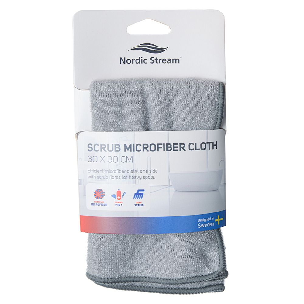 Тряпка из микрофибры двусторонняя 30х30 см