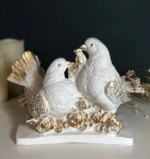 Статуэтка из гипса «Голуби» 30*22см (перламутр)
