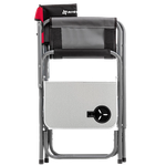 Кресло Nisus Maxi директорское 200кг N-DC-95200T-M-R-GRD (отк.стол) серый/красный/черный