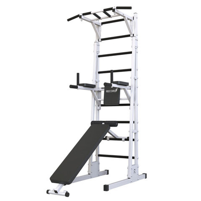 Шведская стенка Record R, напольная, турник Классик, белый (R3)