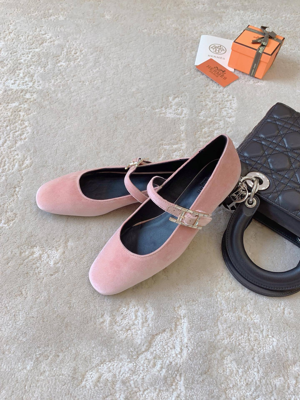 Hermes Jane Ballet Flat  (5 colors)