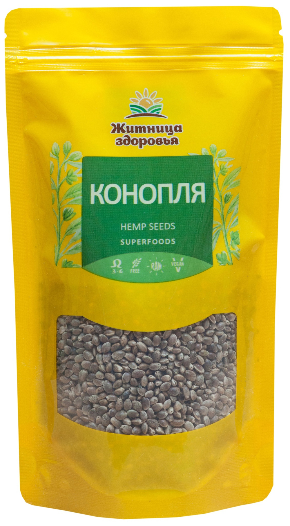 Конопля пищевая (семена) 180 гр.