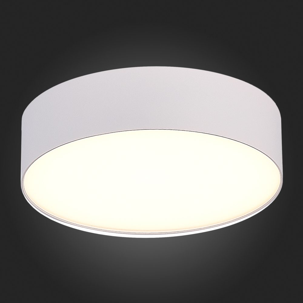ST606.532.27 Светильник потолочный Белый LED 1*27W 3000K 2 340Lm Ra&gt;85 120° IP20 D220xH55 185-265V Накладные светильники