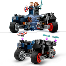 LEGO Marvel — Велосипеды Черной Вдовы и Капитана Америки 76260