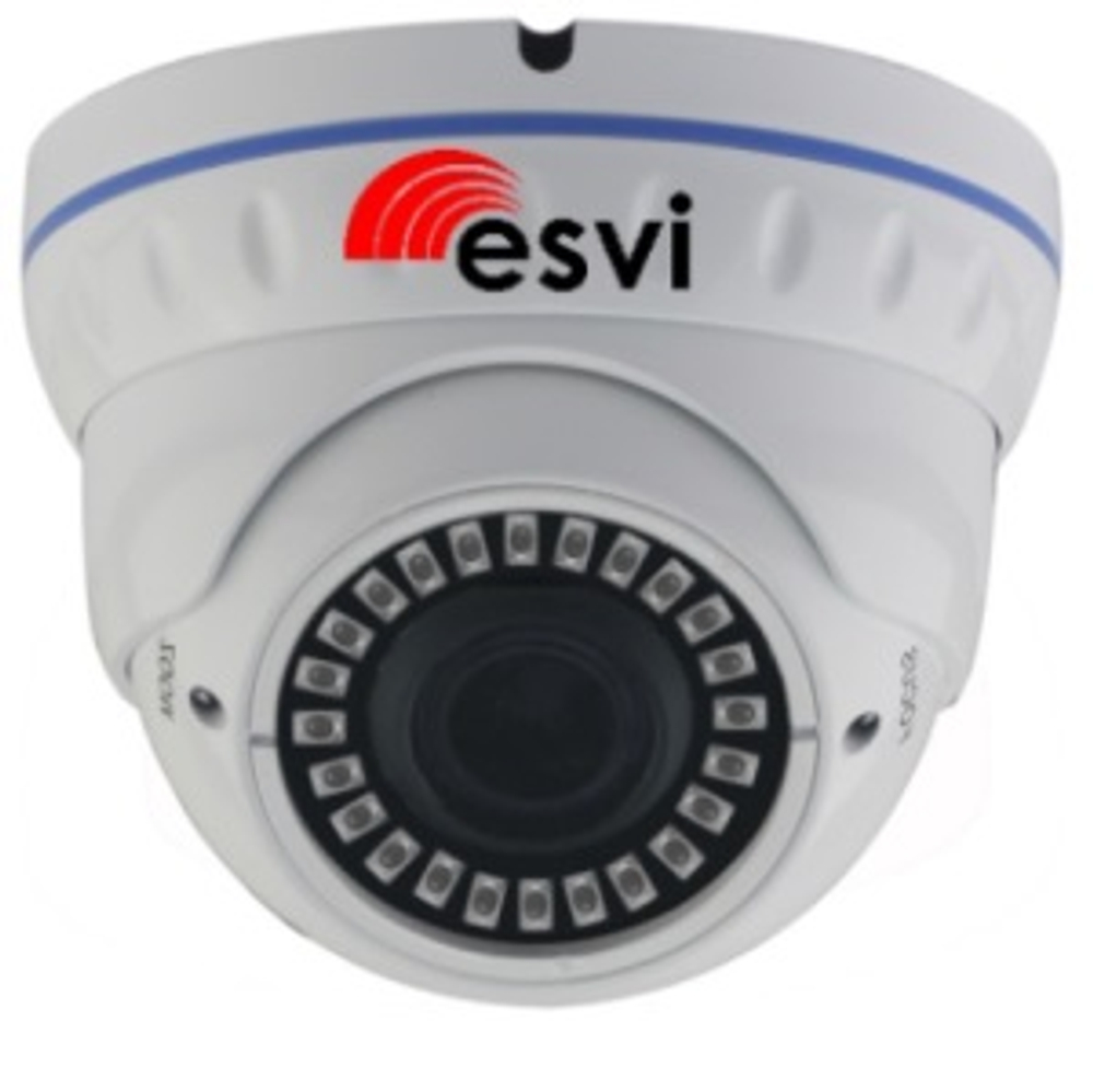 EVC-IP-DNT4.0-CG-P (XM) купольная уличная IP видеокамера, 4.0Мп*21к/с, f=2.8-12мм, POE