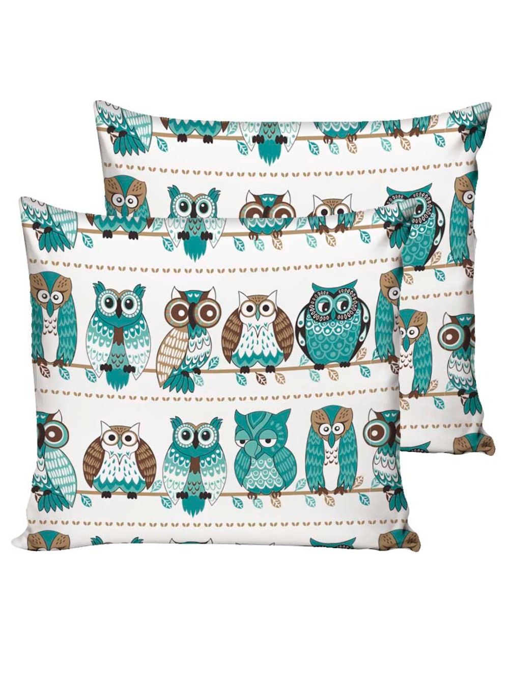 Наволочка комплект 2шт  полисатин Simple House "Owl" 70x70 см