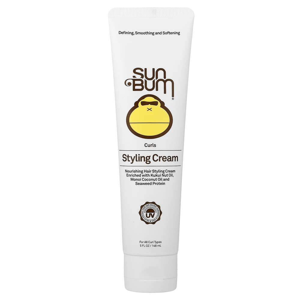 Sun Bum, крем для укладки локонов, для всех типов локонов, 148 мл (5 жидк. унций)