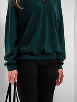 Джемпер Блеск (зеленый с люрексом)