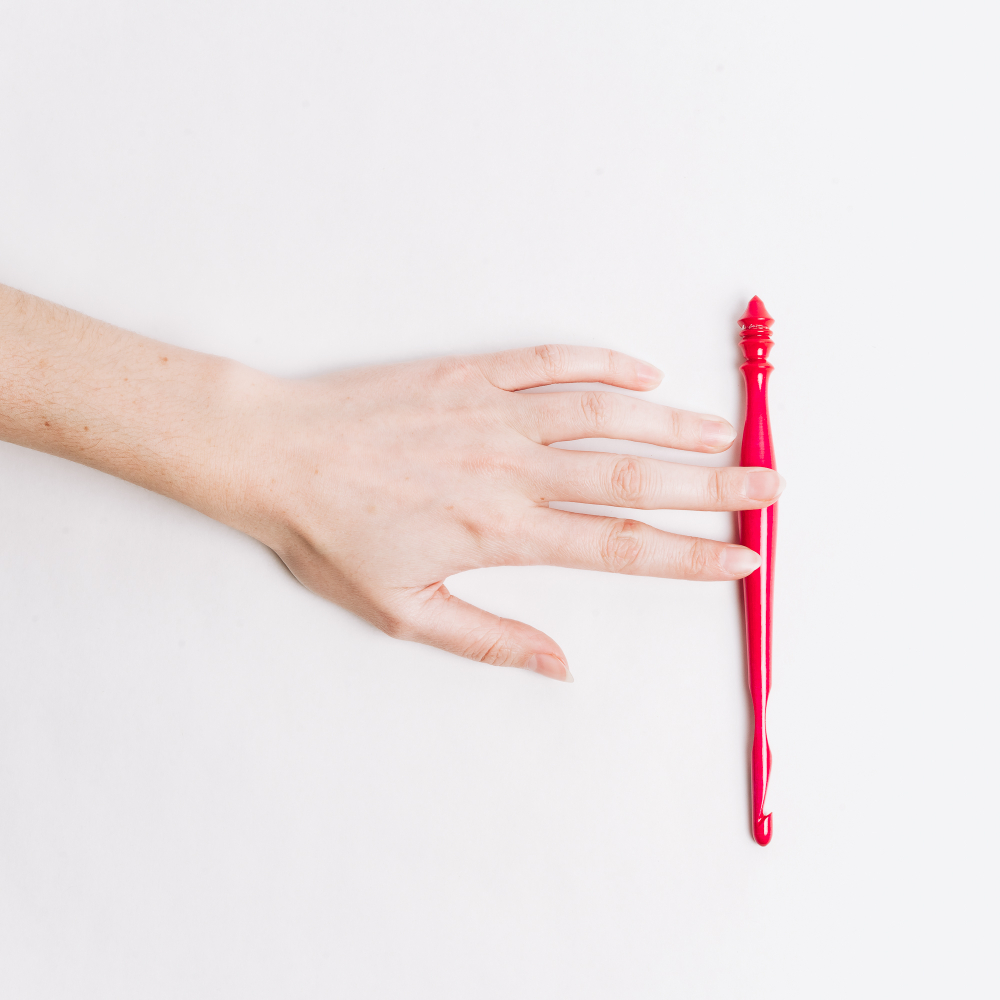 Деревянный крючок для вязания из древесины клена 6 мм. K334