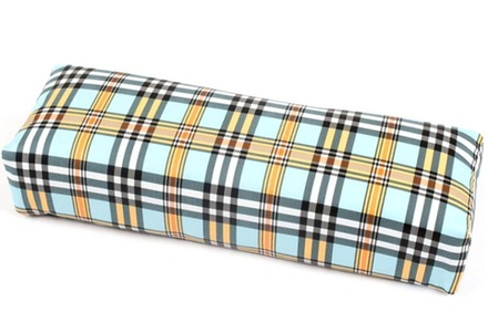 Подлокотник кожаный для рук (Шотландская клетка) зеленый, TNL