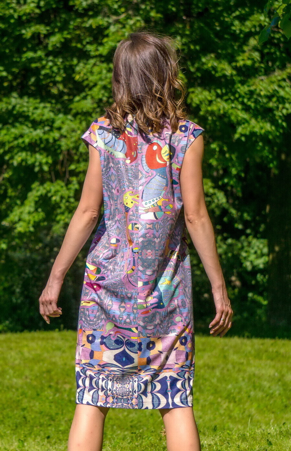 Платье «Абстрактная живопись Кандинского»