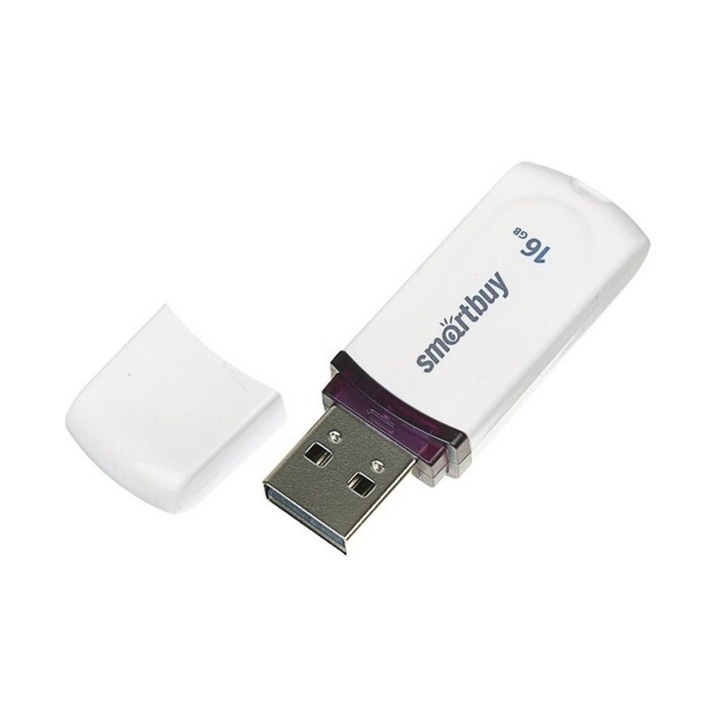 USB карта памяти 16ГБ Smart Buy Paean (белый)