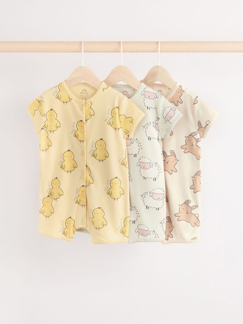 Песочник для малышей Next E63-879, 3 шт., Светло-желтый, Мятный