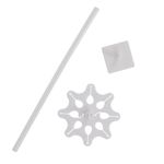 Стойка для шаров с фиксатором, 10,5 см, Прозрачный, 1 шт.