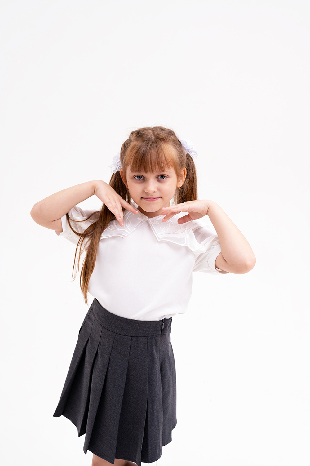 Блуза к/р швейн. д/д DELORAS C63606S