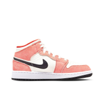 Кроссовки Air Jordan 1 Mid Orange Suede