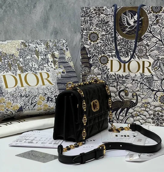 Мини-сумка Dior Miss Caro черный