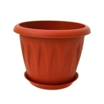 Кашпо АЛИЦИЯ D160мм 1,4л с поддоном Терракотовый 0,13,16х0,16м