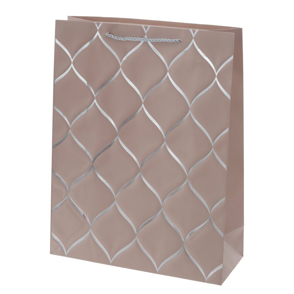 GAEM Пакет подарочный L (бумага 210г/м2, блок микс 12шт), L31 W12 H40 см, 4в.