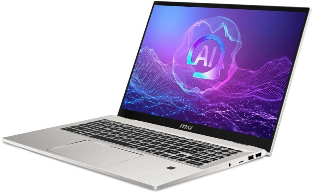 Ноутбук  MSI PRESTIGE A16 AI+ A3HMG-083RU 16 ", Ryzen AI 300, 32 Гб RAM, 1 Тб SSD, Radeon 880M, Серебристый