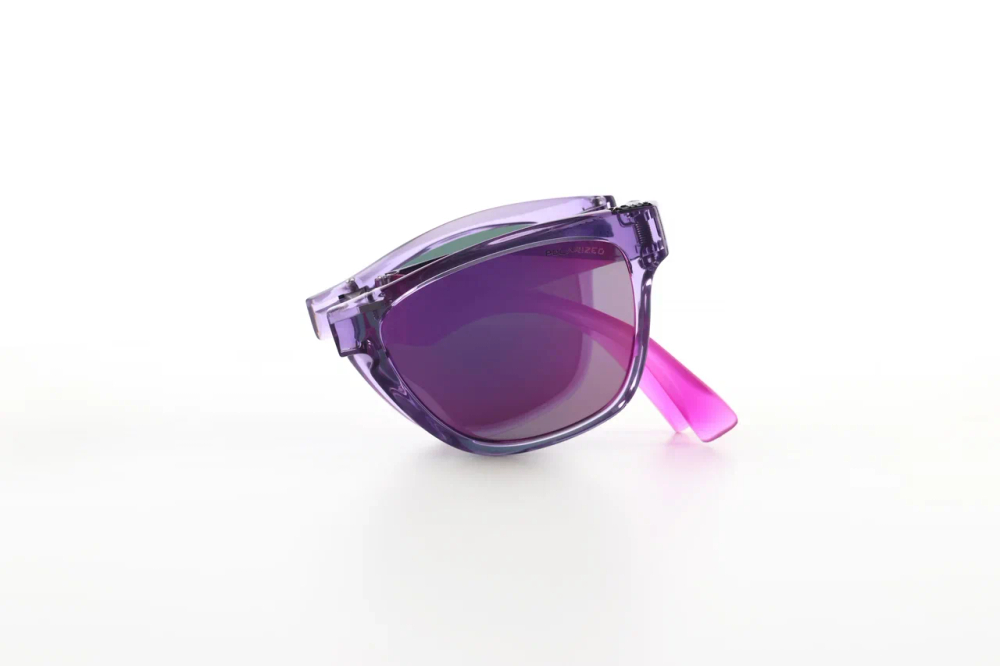 Спортивные очки HILX Unfold Shiny Crystal Purple / Purple Polarized Lens