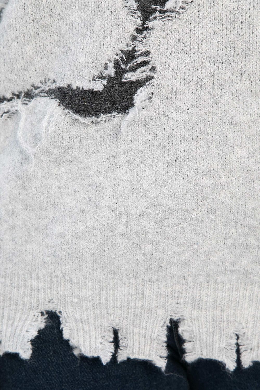 Свитер рваный Наиль (серый) Б14562-13М LT Collection