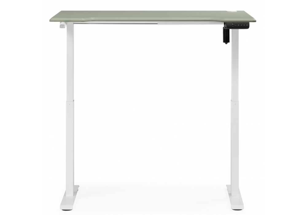 Компьютерный стол Woodville Маркос 120х75 зеленый, белый, ножки белые
