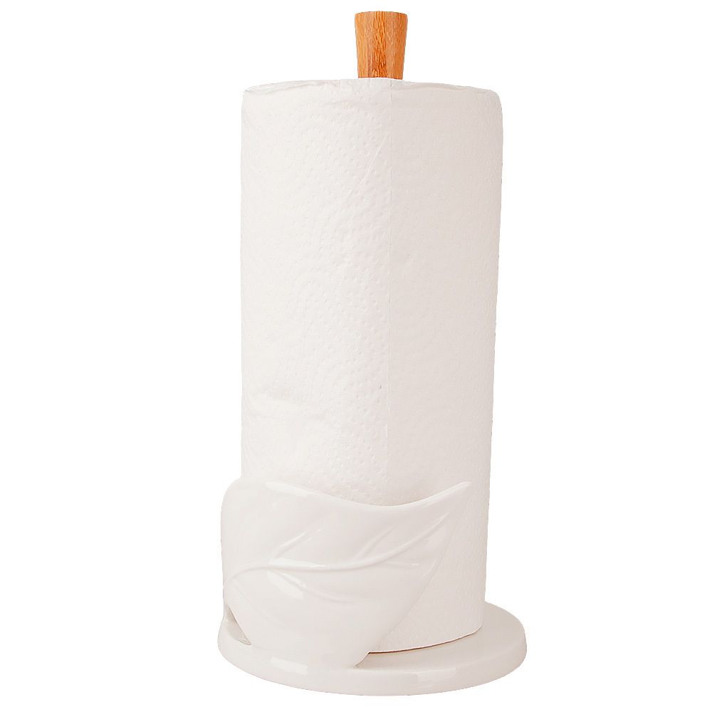 Держатель для бумажных полотенец "Naturel" 13*13*25,5см. (подарочная упаковка)